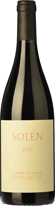 34,95 € Envío gratis | Vino tinto Les Aurelles Solen Joven I.G.P. Vin de Pays Languedoc Languedoc Francia Garnacha, Cariñena Botella 75 cl