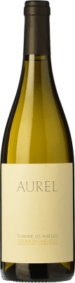 77,95 € Envio grátis | Vinho branco Les Aurelles Aurel Blanc Crianza I.G.P. Vin de Pays Languedoc Languedoc França Roussanne Garrafa 75 cl