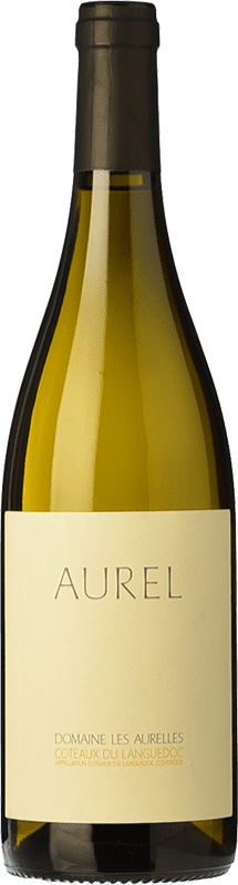 77,95 € 免费送货 | 白酒 Les Aurelles Aurel Blanc 岁 I.G.P. Vin de Pays Languedoc 朗格多克 法国 Roussanne 瓶子 75 cl