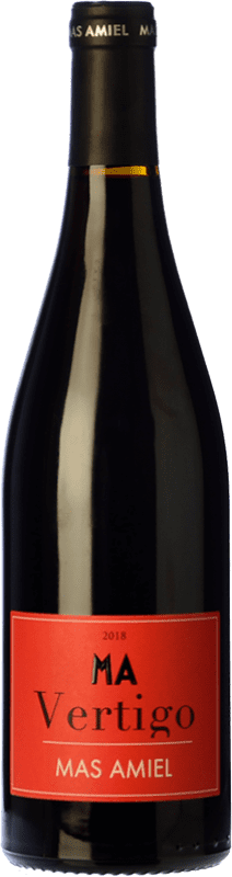14,95 € Бесплатная доставка | Красное вино Mas Amiel Vertigo старения A.O.C. Côtes du Roussillon Руссильон Франция Syrah, Grenache, Carignan бутылка 75 cl
