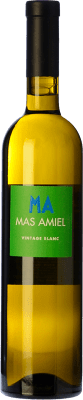 19,95 € Бесплатная доставка | Сладкое вино Mas Amiel Vintage Blanc A.O.C. Maury Руссильон Франция Grenache Grey бутылка 75 cl