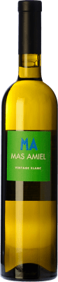 19,95 € Spedizione Gratuita | Vino dolce Mas Amiel Vintage Blanc A.O.C. Maury Rossiglione Francia Grenache Grigia Bottiglia 75 cl