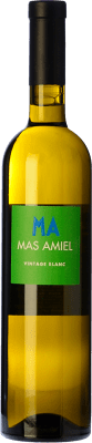 21,95 € Envío gratis | Vino Dulce Mas Amiel Blanc Vintage A.O.C. Maury Roussillon Francia Garnacha 75 cl