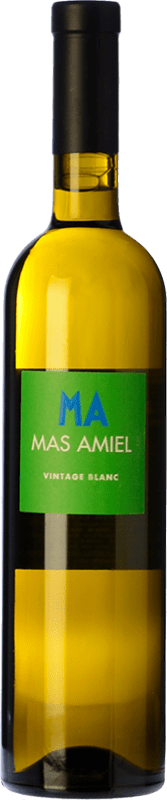 21,95 € Envio grátis | Vinho Doce Mas Amiel Blanc Vintage A.O.C. Maury Roussillon França Garnacha — Grenache Garrafa 75 cl