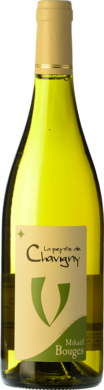 14,95 € Spedizione Gratuita | Vino Bianco Mikaël Bouges La Pente de Chavigny Crianza — Invecchiato in Botte A.O.C. Touraine Loire Francia Sauvignon Eco — Biologico 75 cl
