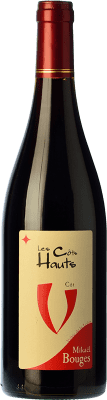 13,95 € Бесплатная доставка | Красное вино Mikaël Bouges Les Côts Hauts Молодой I.G.P. Val de Loire Луара Франция Malbec бутылка 75 cl
