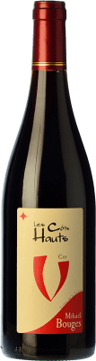 14,95 € Envío gratis | Vino Tinto Mikaël Bouges Les Côts Hauts Joven I.G.P. Val de Loire Loire Francia Malbec Eco — Ecológico 75 cl