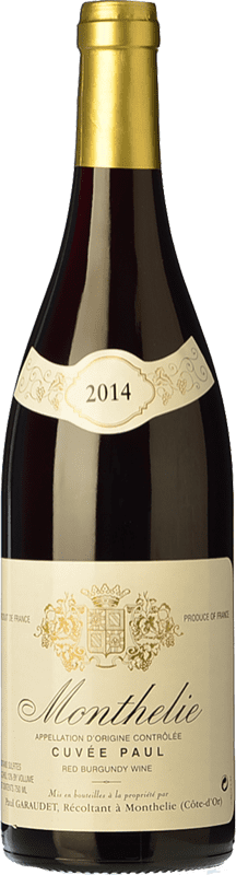 27,95 € Free Shipping | Red wine Paul Garaudet Cuvée Paul Aged A.O.C. Monthélie Burgundy France Pinot Black Bottle 75 cl