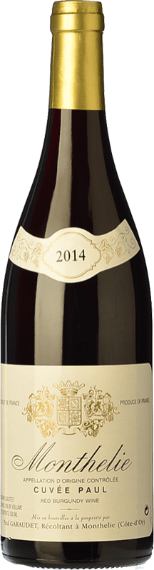 28,95 € Kostenloser Versand | Rotwein Paul Garaudet Cuvée Paul Alterung A.O.C. Monthélie Burgund Frankreich Spätburgunder Flasche 75 cl