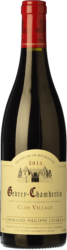 83,95 € Envoi gratuit | Vin rouge Philippe Livera Clos Village Crianza A.O.C. Gevrey-Chambertin Bourgogne France Pinot Noir Bouteille 75 cl