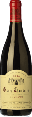 74,95 € Kostenloser Versand | Rotwein Philippe Livera En Champs Alterung A.O.C. Gevrey-Chambertin Burgund Frankreich Spätburgunder Flasche 75 cl