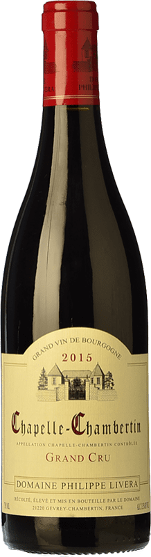 271,95 € Free Shipping | Red wine Philippe Livera Grand Cru Aged A.O.C. Chambertin Burgundy France Pinot Black Bottle 75 cl