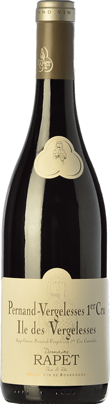 42,95 € Spedizione Gratuita | Vino rosso Père Rapet Premier Cru Île des Vergelesses Crianza A.O.C. Côte de Beaune Borgogna Francia Pinot Nero Bottiglia 75 cl