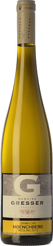 42,95 € 免费送货 | 白酒 Rémy Gresser Moenchber 岁 A.O.C. Alsace 阿尔萨斯 法国 Riesling 瓶子 75 cl