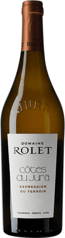 36,95 € Envio grátis | Vinho Branco Rolet Père Expression du Terroir Crianza A.O.C. Côtes du Jura Jura França Chardonnay, Savagnin 75 cl