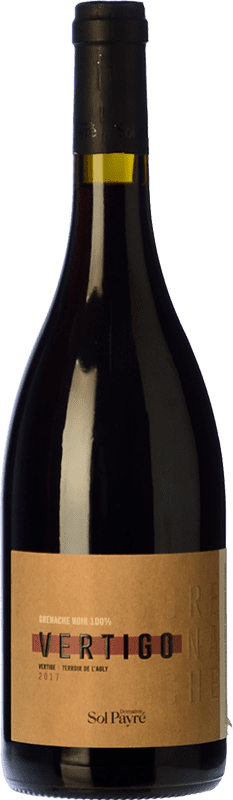 15,95 € Spedizione Gratuita | Vino rosso Sol Payré Vertigo Crianza A.O.C. Côtes du Roussillon Rossiglione Francia Syrah, Grenache Bottiglia 75 cl