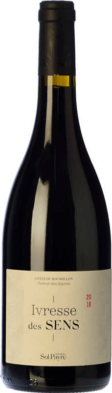11,95 € Бесплатная доставка | Красное вино Sol Payré Ivresse des Sens Молодой A.O.C. Côtes du Roussillon Руссильон Франция Syrah, Grenache, Carignan бутылка 75 cl