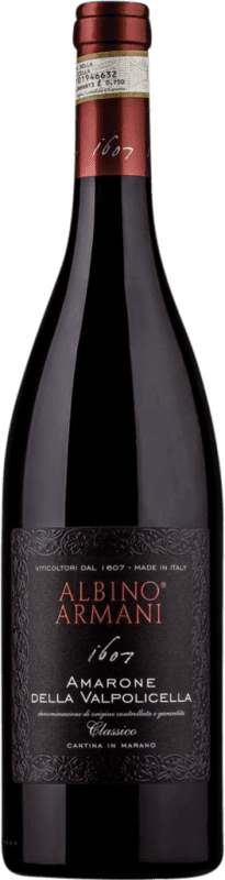 45,95 € Free Shipping | Red wine Albino Armani Classico D.O.C.G. Amarone della Valpolicella Veneto Italy Corvina, Rondinella, Corvinone Bottle 75 cl