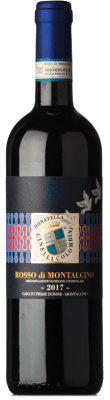 23,95 € Spedizione Gratuita | Vino rosso Donatella Cinelli D.O.C. Rosso di Montalcino Toscana Italia Sangiovese Bottiglia 75 cl