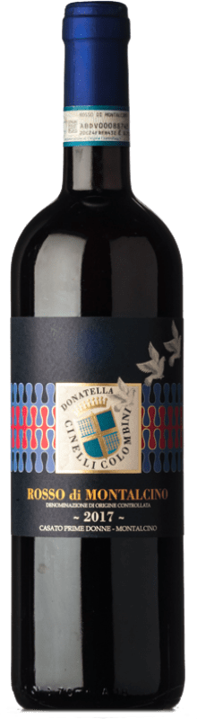 24,95 € Envoi gratuit | Vin rouge Donatella Cinelli D.O.C. Rosso di Montalcino Toscane Italie Sangiovese Biologique Bouteille 75 cl