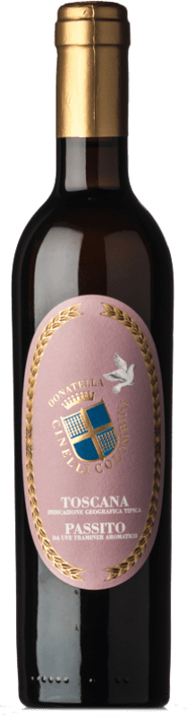 41,95 € Spedizione Gratuita | Vino Dolce Donatella Cinelli Passito I.G.T. Toscana Toscana Italia Gewürztraminer Mezza Bottiglia 37 cl