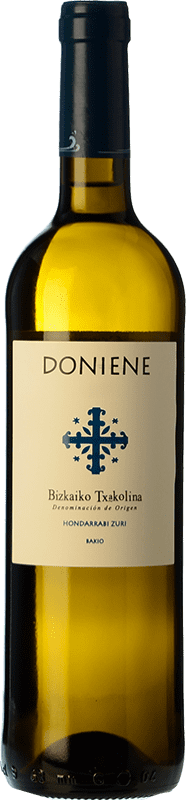 15,95 € Envoi gratuit | Vin blanc Doniene Gorrondona Doniene D.O. Bizkaiko Txakolina Pays Basque Espagne Hondarribi Zuri Bouteille 75 cl