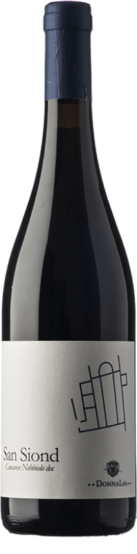 16,95 € Free Shipping | Red wine DonnaLia San Siond D.O.C. Canavese Piemonte Italy Nebbiolo Bottle 75 cl