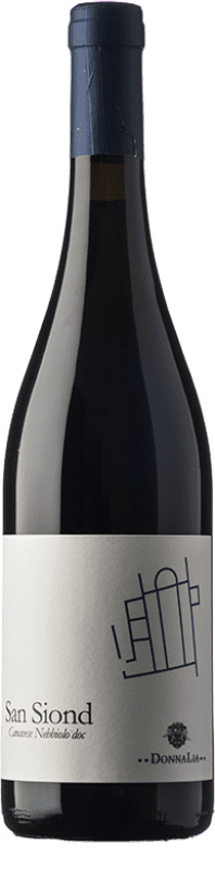 16,95 € Kostenloser Versand | Rotwein DonnaLia San Siond D.O.C. Canavese Piemont Italien Nebbiolo Flasche 75 cl