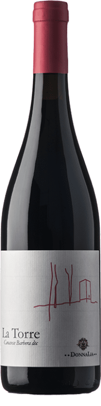 12,95 € Spedizione Gratuita | Vino rosso DonnaLia La Torre D.O.C. Canavese Piemonte Italia Barbera Bottiglia 75 cl