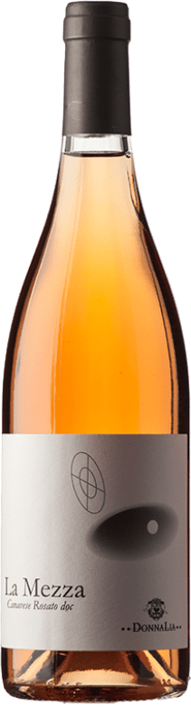 12,95 € Kostenloser Versand | Rosé-Wein DonnaLia Rosato La Mezza D.O.C. Canavese Piemont Italien Nebbiolo Flasche 75 cl
