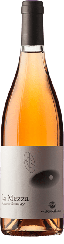 13,95 € Free Shipping | Rosé Wine DonnaLia La Mezza D.O.C. Canavese Piemonte Italy Nebbiolo 75 cl