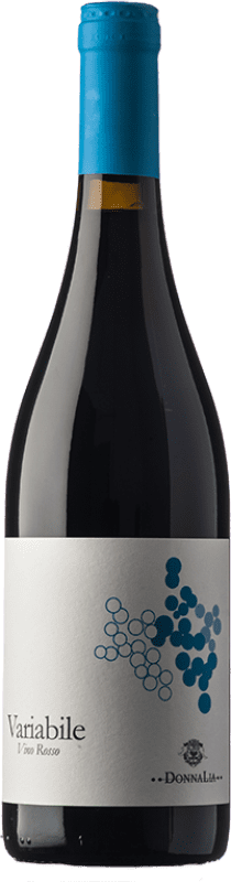 9,95 € Free Shipping | Red wine DonnaLia Variabile D.O.C. Piedmont Piemonte Italy Bacca Red Bottle 75 cl