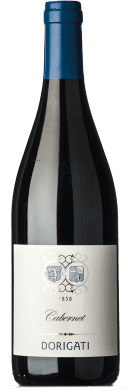 16,95 € 免费送货 | 红酒 Dorigati D.O.C. Trentino 特伦蒂诺 - 上阿迪杰 意大利 Cabernet Sauvignon 瓶子 75 cl