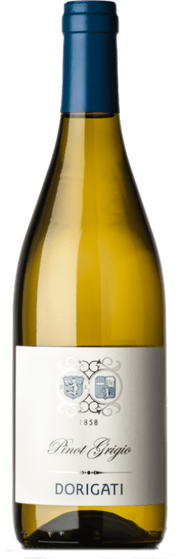 17,95 € 送料無料 | 白ワイン Dorigati D.O.C. Trentino トレンティーノアルトアディジェ イタリア Pinot Gris — ピノ・グリ 75 cl