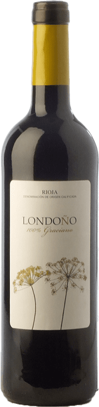 8,95 € Бесплатная доставка | Красное вино DSL Londoño старения D.O.Ca. Rioja Ла-Риоха Испания Graciano бутылка 75 cl