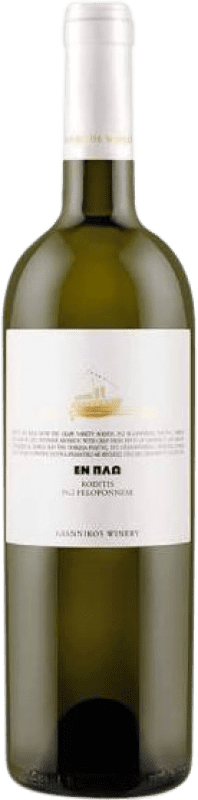 28,95 € Бесплатная доставка | Белое вино Giannikos Winery At Sea I.G. Peloponeso Peloponeso Греция Rhoditis бутылка 75 cl