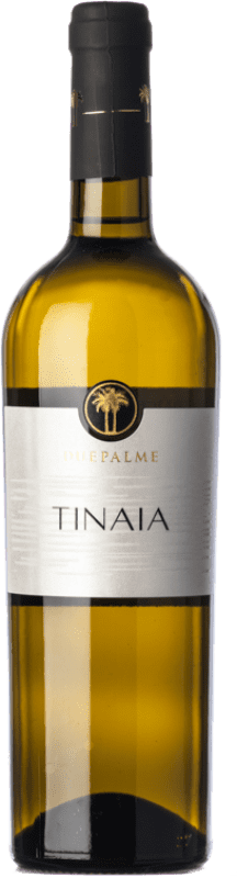 11,95 € Spedizione Gratuita | Vino Bianco Due Palme Tinaia D.O.C. Salice Salentino Puglia Italia Chardonnay Bottiglia 75 cl