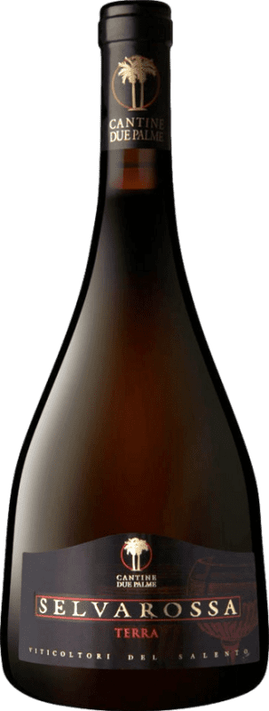 36,95 € 送料無料 | 赤ワイン Due Palme Selvarossa Terra 予約 D.O.C. Salice Salentino プーリア イタリア Malvasia Black, Negroamaro ボトル 75 cl