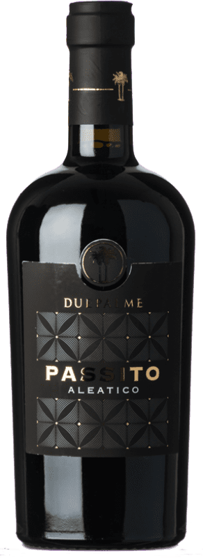 9,95 € Kostenloser Versand | Süßer Wein Due Palme Passito I.G.T. Salento Apulien Italien Aleático Medium Flasche 50 cl