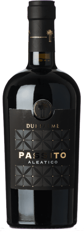 9,95 € Free Shipping | Sweet wine Due Palme Passito I.G.T. Salento Puglia Italy Aleático Medium Bottle 50 cl