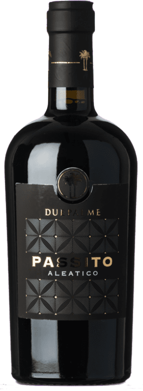 9,95 € Envio grátis | Vinho Doce Due Palme Passito I.G.T. Salento Puglia Itália Aleático Garrafa Medium 50 cl