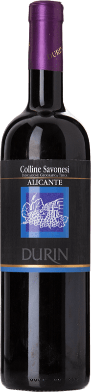 18,95 € Spedizione Gratuita | Vino rosso Durin Alicante I.G.T. Colline Savonesi Liguria Italia Grenache Tintorera Bottiglia 75 cl