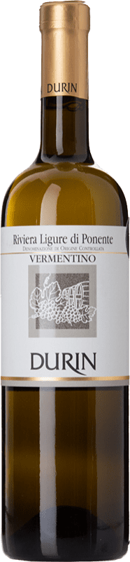 14,95 € Kostenloser Versand | Weißwein Durin D.O.C. Riviera Ligure di Ponente Ligurien Italien Vermentino Flasche 75 cl
