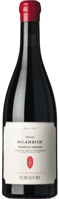32,95 € Free Shipping | Red wine Foradori Teroldego Sgarzon Cilindrica I.G.T. Vigneti delle Dolomiti Trentino-Alto Adige Italy Teroldego Bottle 75 cl