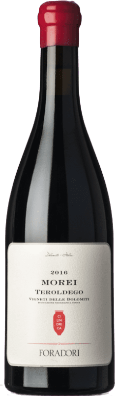 32,95 € Free Shipping | Red wine Foradori Teroldego Morei Cilindrica I.G.T. Vigneti delle Dolomiti Trentino-Alto Adige Italy Teroldego Bottle 75 cl