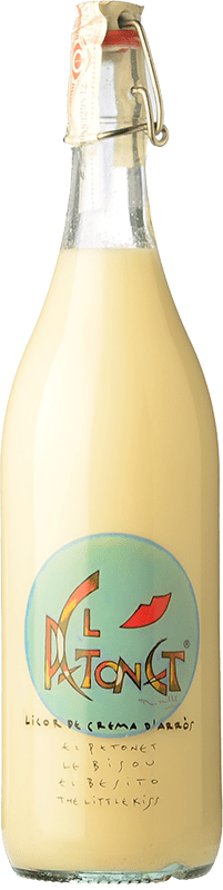 17,95 € Бесплатная доставка | Ликер крем El Petonet Licor d'Arròs Испания бутылка 1 L