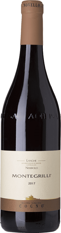 26,95 € Free Shipping | Red wine Elvio Cogno Montegrilli D.O.C. Langhe Piemonte Italy Nebbiolo Bottle 75 cl