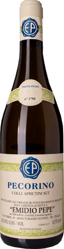 64,95 € Spedizione Gratuita | Vino bianco Emidio Pepe D.O.C. Abruzzo Abruzzo Italia Pecorino Bottiglia 75 cl