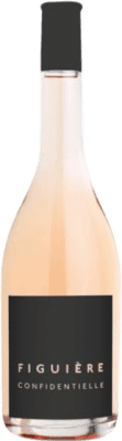 41,95 € Envio grátis | Vinho rosé Figuière Confidentielle A.O.C. Côtes de Provence Provença França Grenache Tintorera, Mourvèdre, Cinsault Garrafa 75 cl