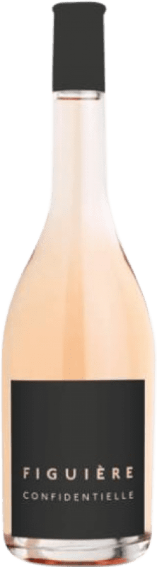 41,95 € Envío gratis | Vino rosado Figuière Confidentielle A.O.C. Côtes de Provence Provence Francia Garnacha Tintorera, Mourvèdre, Cinsault Botella 75 cl